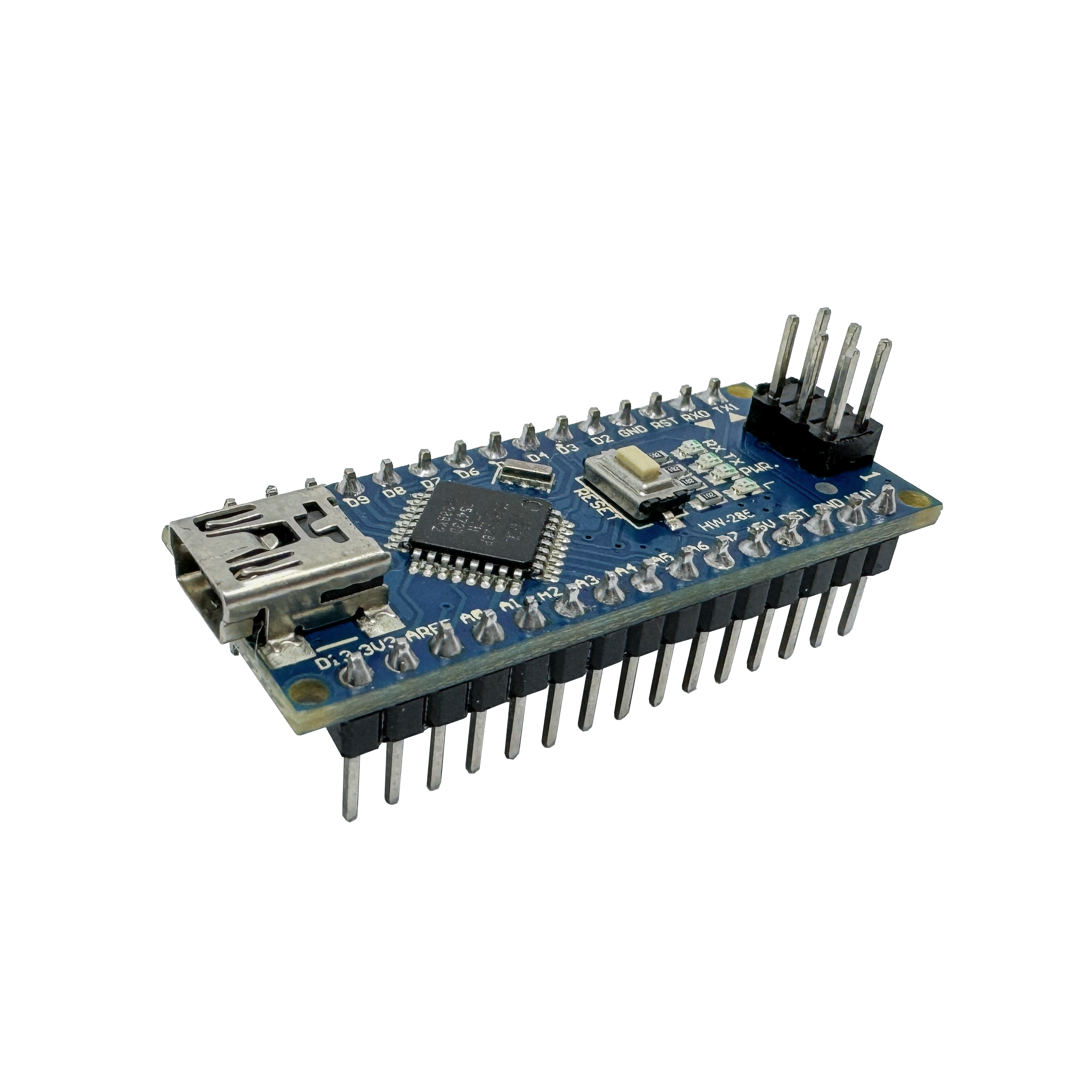 Arduino Nano V3 ATMEGA328 Compatible Board with Pre-Soldered Headers & USB Cable for Arduino Projects