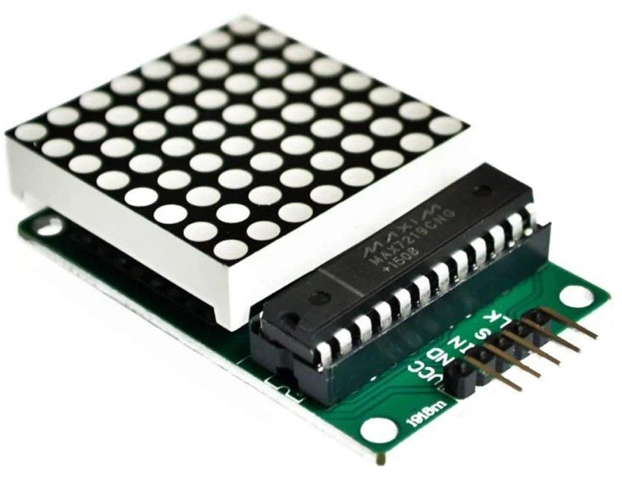 Dot Matrix LED Module MAX7219 Microcontroller Control