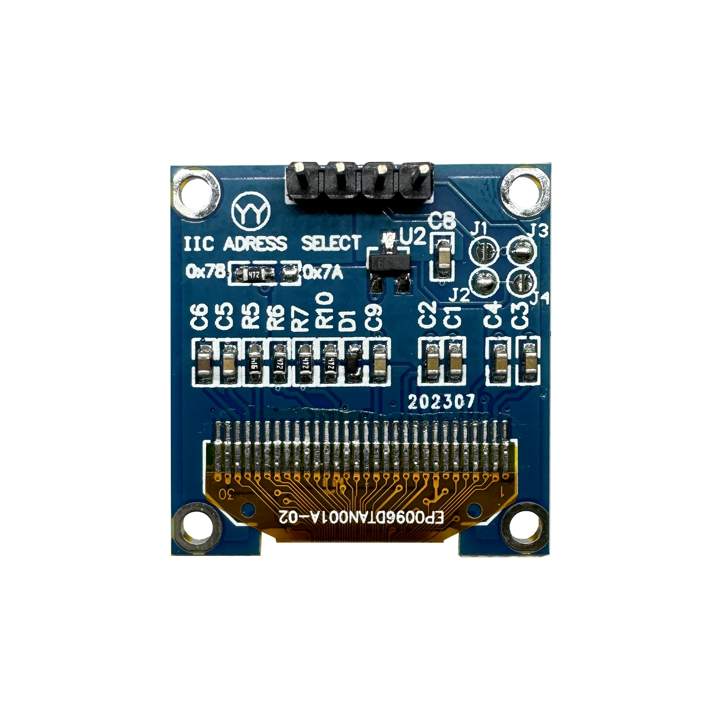 0.96 Inch I2C/IIC 4pin OLED Display Module White