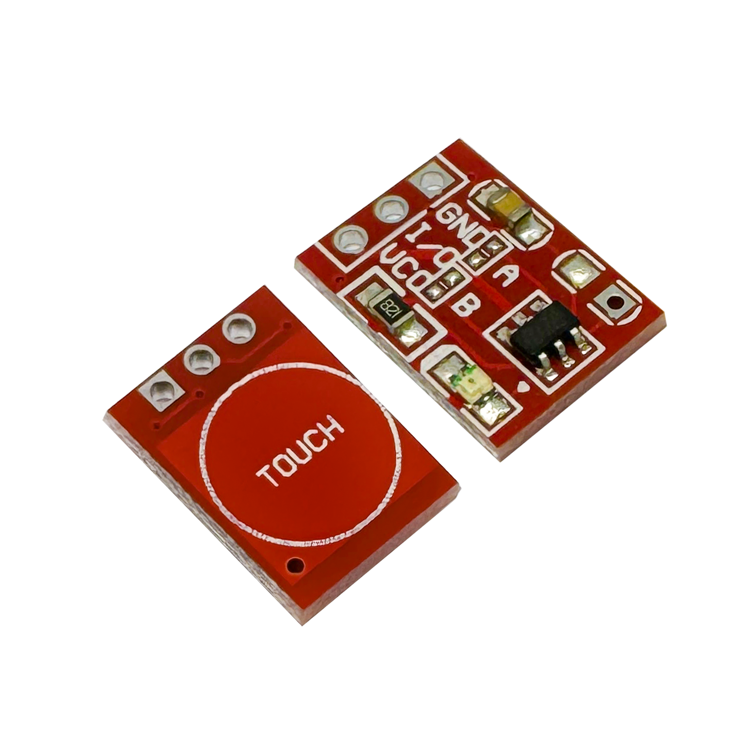 TTP223 1-Channel Capacitive Touch Sensor Module (Red PCB)